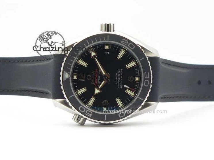 1218 Colorful Planet Ocean SS Bp Maker 45mm Black Bezel On Black Rubber Strap A 8219